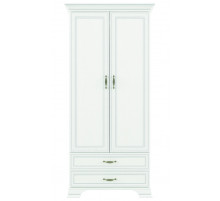 Двухстворчатый шкаф для одежды Тиффани 2DG2S крем вудлайн