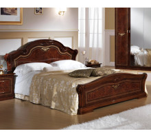 Двуспальная кровать Ирина (орех)