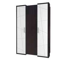 Трехдверный шкаф гардероб для одежды с зеркалом Барселона МН-115-03-220